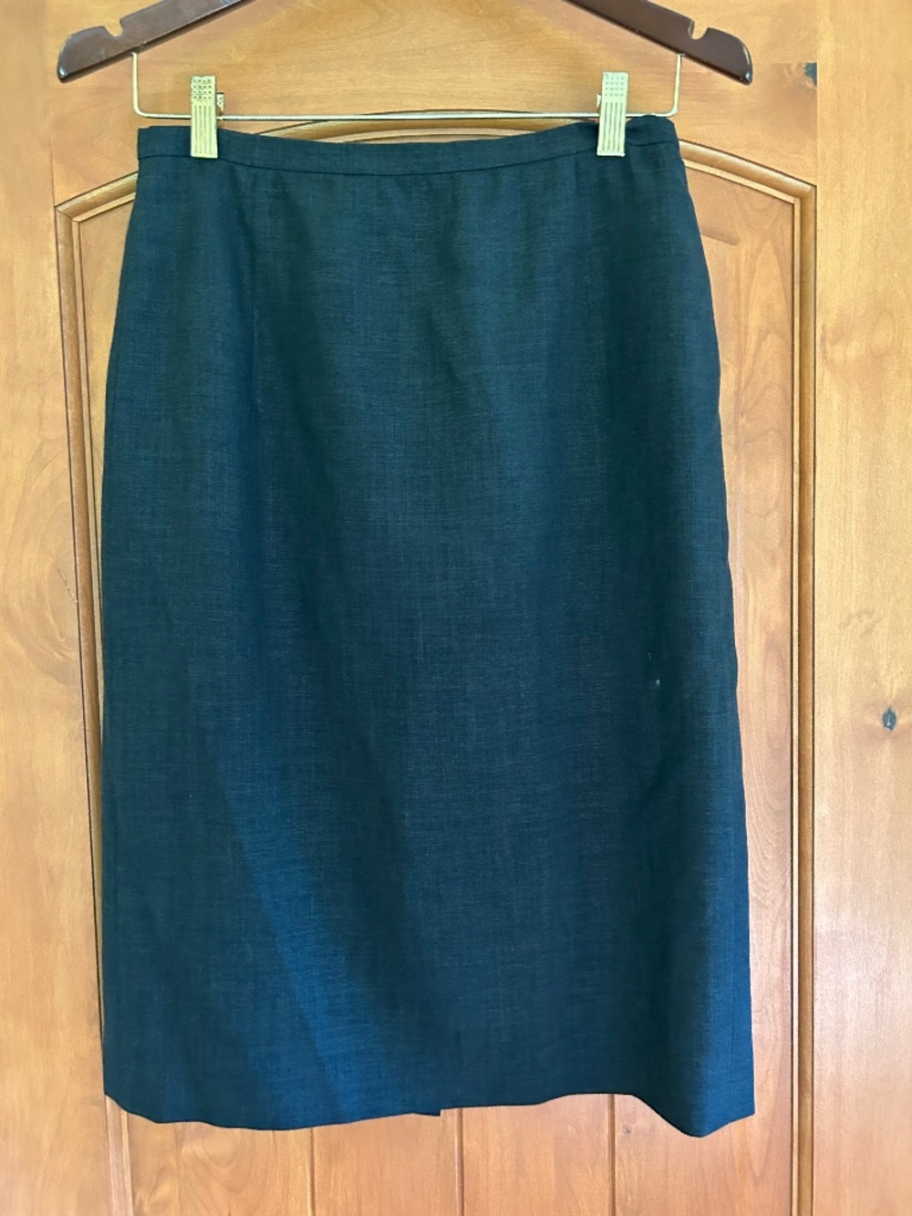 Luciano Barbera Mohair Wool Linen Skirt Made in Italy Size 44 (US 8)